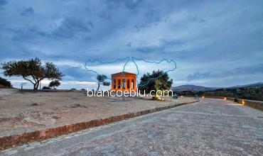 in agrigento many ancient greek temples perfect conserved