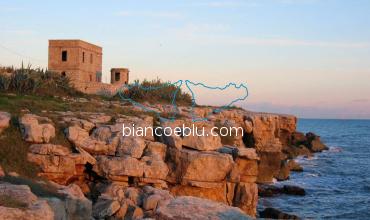 in cava aliga old lighthouse facing the sea