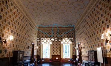 in donnafugata castle the room of wealthy sicilia families