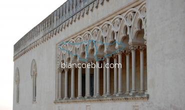 the donnafugata castle in ragusa and his gotic facade