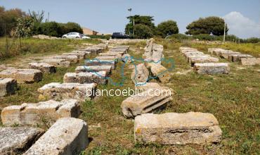 the museum show old ruins of the greek time