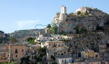 the clock tower in modica