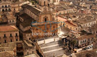 in modica saint peter church is a beautiful example of baroque architecture