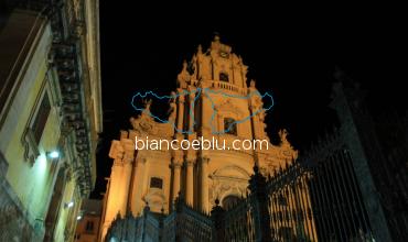 cathedra in ragusa ibla from montalbano tv series
