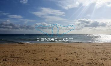 in punta secca beautiful blue sea and sandy beaches