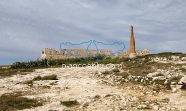 in sampieri a ruin of beautiful and old funace for brick production