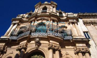 in scicli main square saint john church is an example of baroque architecture