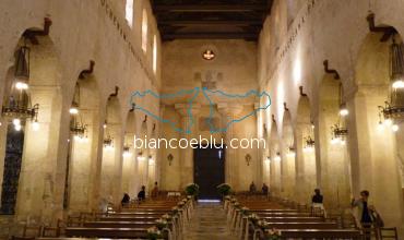 the interior of syracuse cathedral which was a greek temple 